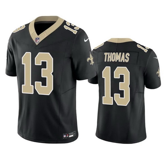 Men New Orleans Saints 13 Michael Thomas Black 2023 F.U.S.E. Vapor Untouchable Limited Stitched Jersey Men New Orleans Saints 13 Michael Thomas Black 2023 F.U.S.E. Vapor Untouchable Limited Stitched Jersey