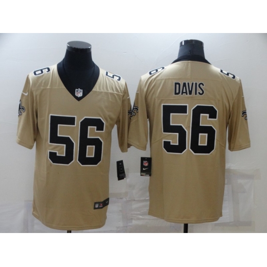 Men New Orleans Saints 56 Demario Davis Gold 2019 Inverted Legend Stitched NFL Nike Limited Jersey Men New Orleans Saints 56 Demario Davis Gold 2019 Inverted Legend Stitched NFL Nike Limited Jersey