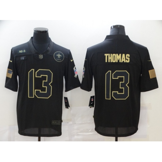Nike New Orleans Saints 13 Michael Thomas Black 2020 Salute To Service Limited Jersey Nike New Orleans Saints 13 Michael Thomas Black 2020 Salute To Service Limited Jersey