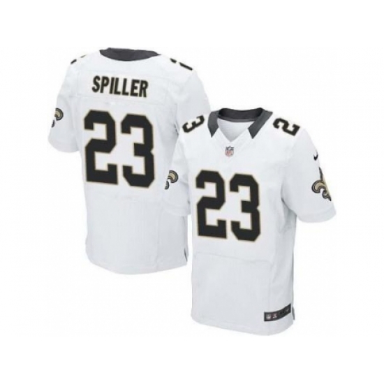 Nike New Orleans Saints 23 C.J. Spiller White Elite NFL Jersey Nike New Orleans Saints 23 C.J. Spiller White Elite NFL Jersey