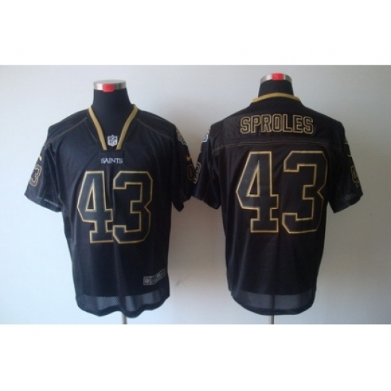 Nike New Orleans Saints 43 Darren Sproles Black Elite Lights Out NFL Jersey Nike New Orleans Saints 43 Darren Sproles Black Elite Lights Out NFL Jersey