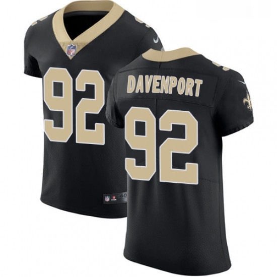 Nike New Orleans Saints 92 Marcus Davenport Black Team Color Mens Stitched NFL Vapor Untouchable Elite Jersey Nike New Orleans Saints 92 Marcus Davenport Black Team Color Mens Stitched NFL Vapor Untouchable Elite Jersey