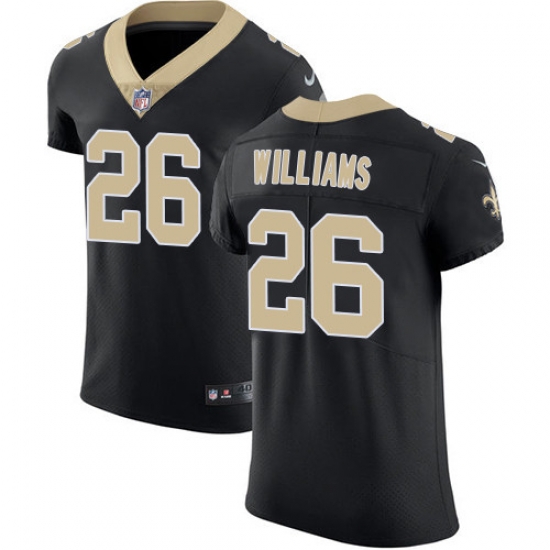 Nike Saints #26 P J Williams Black Team Color Men Stitched NFL Vapor Untouchable Elite Jersey Nike Saints #26 P J Williams Black Team Color Men Stitched NFL Vapor Untouchable Elite Jersey