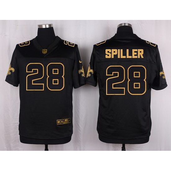 Nike Saints #28 C J Spiller Black Mens Stitched NFL Elite Pro Line Gold Collection Jersey Nike Saints #28 C J Spiller Black Mens Stitched NFL Elite Pro Line Gold Collection Jersey