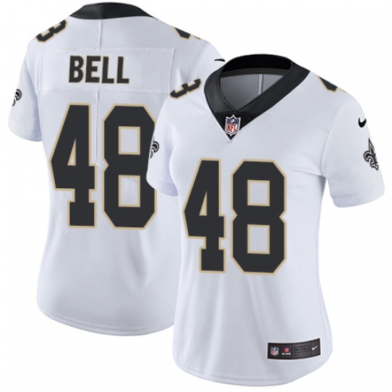 Nike Saints #48 Vonn Bell White Womens Stitched NFL Vapor Untouchable Limited Jersey Nike Saints #48 Vonn Bell White Womens Stitched NFL Vapor Untouchable Limited Jersey