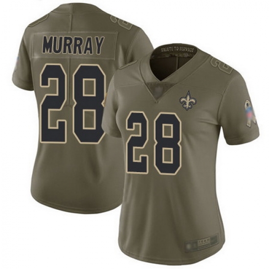 Saints 28 Latavius Murray Olive Womens Stitched Football Limited 2017 Salute to Service Jersey Saints 28 Latavius Murray Olive Womens Stitched Football Limited 2017 Salute to Service Jersey