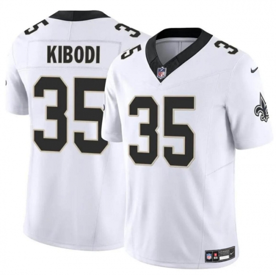Youth New Orleans Saints 35 Jacob Kibodi White F U S E Vapor Limited Stitched Football Jersey Youth New Orleans Saints 35 Jacob Kibodi White F U S E Vapor Limited Stitched Football Jersey