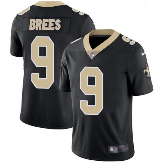 Youth Nike New Orleans Saints 9 Drew Brees Black Team Color Vapor Untouchable Limited Player NFL Jersey Youth Nike New Orleans Saints 9 Drew Brees Black Team Color Vapor Untouchable Limited Player NFL Jersey