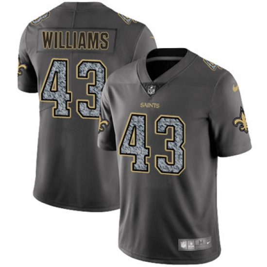 Youth Nike Saints #43 Marcus Williams Gray Static NFL Vapor Untouchable Game Jersey Youth Nike Saints #43 Marcus Williams Gray Static NFL Vapor Untouchable Game Jersey