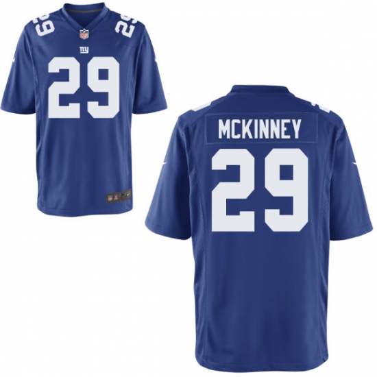 Men Giants 29 McKinney Blue Game Stitched NFL Jersey Men Giants 29 McKinney Blue Game Stitched NFL Jersey