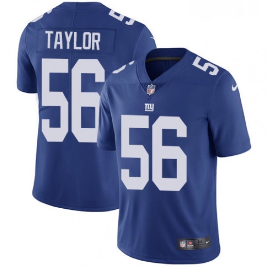 Mens Nike New York Giants 56 Lawrence Taylor Royal Blue Team Color Vapor Untouchable Limited Player NFL Jersey Mens Nike New York Giants 56 Lawrence Taylor Royal Blue Team Color Vapor Untouchable Limited Player NFL Jersey