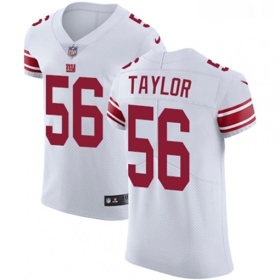 Mens Nike New York Giants 56 Lawrence Taylor White Vapor Untouchable Elite Player NFL Jersey Mens Nike New York Giants 56 Lawrence Taylor White Vapor Untouchable Elite Player NFL Jersey