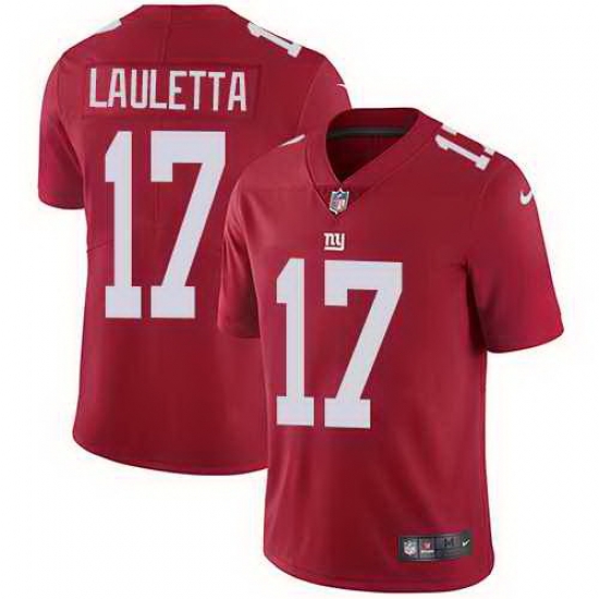 Nike Giants 17 Kyle Lauletta Red Alternate Vapor Untouchable Limited Jersey Nike Giants 17 Kyle Lauletta Red Alternate Vapor Untouchable Limited Jersey