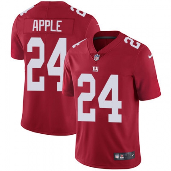 Nike Giants #24 Eli Apple Red Alternate Mens Stitched NFL Vapor Untouchable Limited Jersey Nike Giants #24 Eli Apple Red Alternate Mens Stitched NFL Vapor Untouchable Limited Jersey