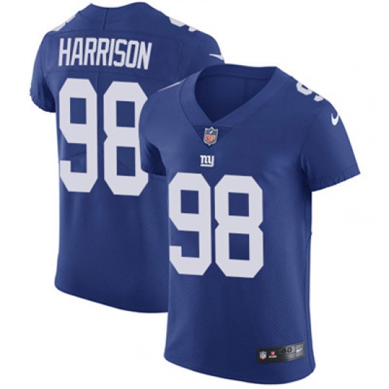 Nike Giants #98 Damon Harrison Royal Blue Team Color Mens Stitched NFL Vapor Untouchable Elite Jersey Nike Giants #98 Damon Harrison Royal Blue Team Color Mens Stitched NFL Vapor Untouchable Elite Jersey