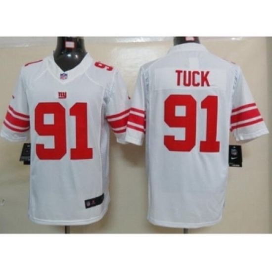 Nike New York Giants 91 Justin Tuck White Limited NFL Jersey Nike New York Giants 91 Justin Tuck White Limited NFL Jersey