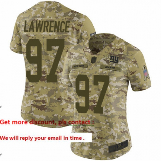 Giants 97 Dexter Lawrence Camo Women Stitched Football Limited 2018 Salute to Service Jersey Giants 97 Dexter Lawrence Camo Women Stitched Football Limited 2018 Salute to Service Jersey