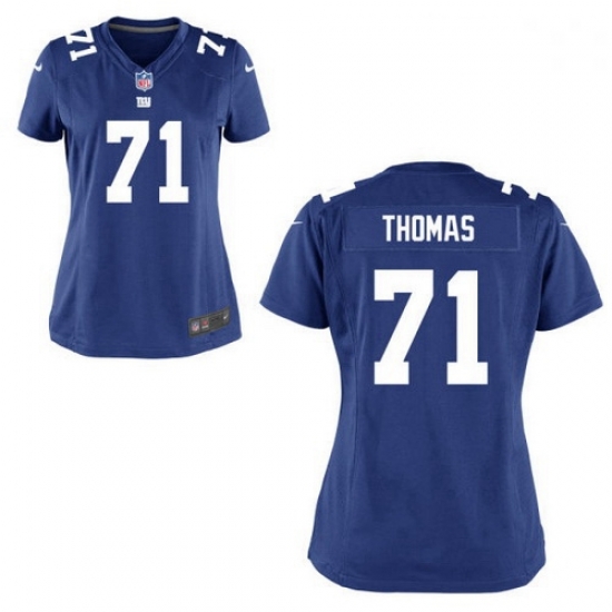 Women Nike Giant 71 Andrew Thomas Blue Royal Vapor Limited Jersey 2020 NFL Draft Women Nike Giant 71 Andrew Thomas Blue Royal Vapor Limited Jersey 2020 NFL Draft