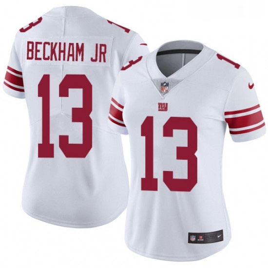 Womens Nike New York Giants 13 Odell Beckham Jr Elite White NFL Jersey Womens Nike New York Giants 13 Odell Beckham Jr Elite White NFL Jersey