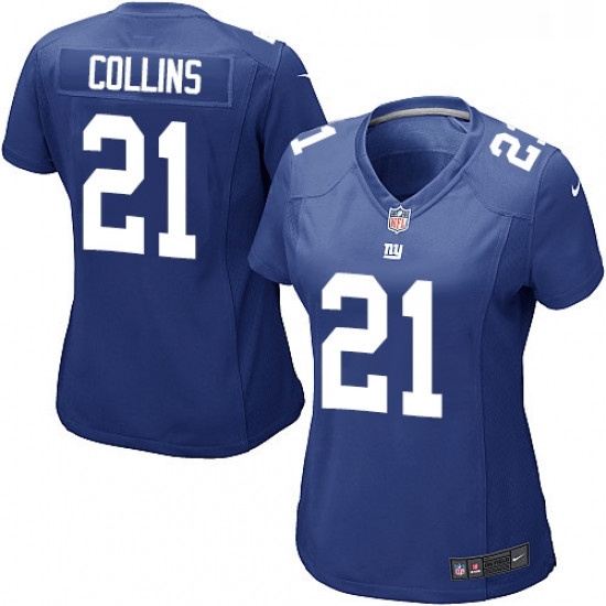 Womens Nike New York Giants 21 Landon Collins Game Royal Blue Team Color NFL Jersey Womens Nike New York Giants 21 Landon Collins Game Royal Blue Team Color NFL Jersey