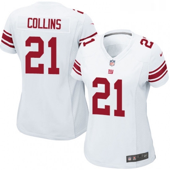 Womens Nike New York Giants 21 Landon Collins Game White NFL Jersey Womens Nike New York Giants 21 Landon Collins Game White NFL Jersey