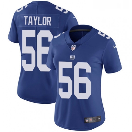 Womens Nike New York Giants 56 Lawrence Taylor Royal Blue Team Color Vapor Untouchable Limited Player NFL Jersey Womens Nike New York Giants 56 Lawrence Taylor Royal Blue Team Color Vapor Untouchable Limited Player NFL Jersey