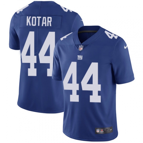 Nike Giants #44 Doug Kotar Royal Blue Team Color Youth Stitched NFL Vapor Untouchable Limited Jersey Nike Giants #44 Doug Kotar Royal Blue Team Color Youth Stitched NFL Vapor Untouchable Limited Jersey