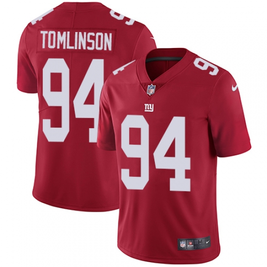 Nike Giants #94 Dalvin Tomlinson Red Alternate Youth Stitched NFL Vapor Untouchable Limited Jersey Nike Giants #94 Dalvin Tomlinson Red Alternate Youth Stitched NFL Vapor Untouchable Limited Jersey