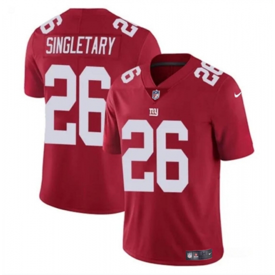 Youth New York Giants 26 Devin Singletary Red Vapor Untouchable Limited Stitched Jersey Youth New York Giants 26 Devin Singletary Red Vapor Untouchable Limited Stitched Jersey