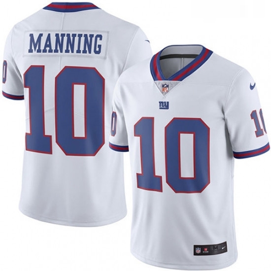Youth Nike New York Giants 10 Eli Manning Limited White Rush Vapor Untouchable NFL Jersey Youth Nike New York Giants 10 Eli Manning Limited White Rush Vapor Untouchable NFL Jersey