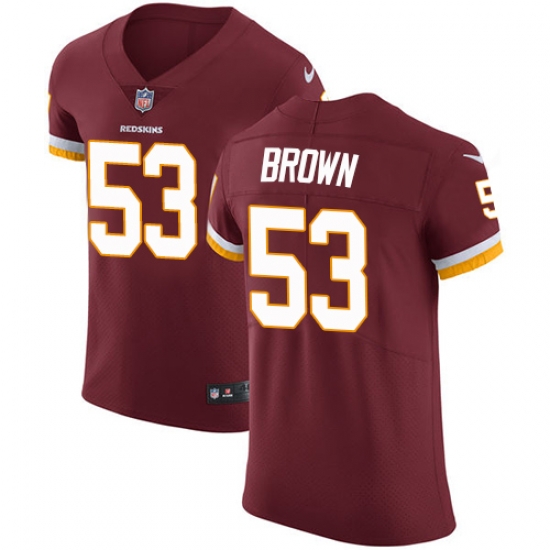 Men Nike Redskins #53 Zach Brown Burgundy Red Team Color Stitched NFL Vapor Untouchable Elite Jersey Men Nike Redskins #53 Zach Brown Burgundy Red Team Color Stitched NFL Vapor Untouchable Elite Jersey