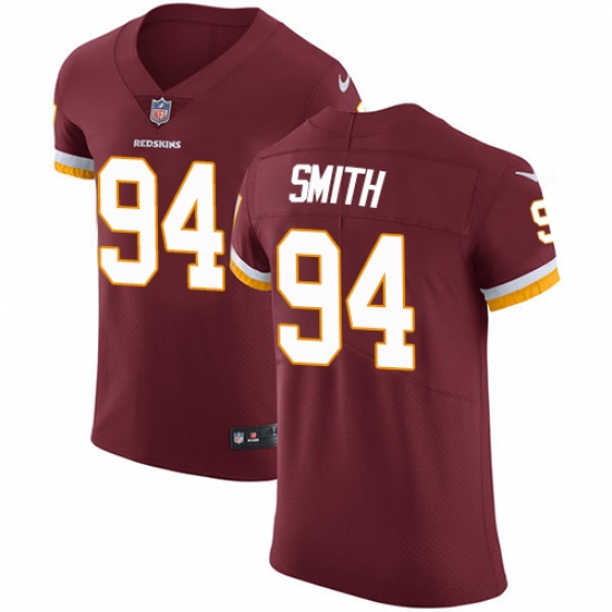 Men Nike Redskins #94 Preston Smith Burgundy Red Team Color Stitched NFL Vapor Untouchable Elite Jersey Men Nike Redskins #94 Preston Smith Burgundy Red Team Color Stitched NFL Vapor Untouchable Elite Jersey