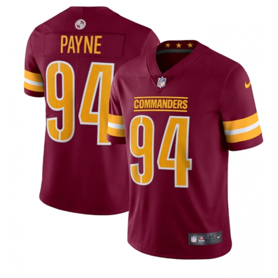 Men Washington Commanders 94 Da 27Ron Payne 2022 Burgundy Vapor Limited Stitched Jersey Men Washington Commanders 94 Da 27Ron Payne 2022 Burgundy Vapor Limited Stitched Jersey