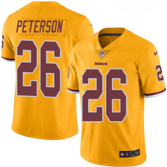 Mens Nike Washington Redskins 26 Adrian Peterson Limited Gold Rush Vapor Untouchable NFL Jersey Mens Nike Washington Redskins 26 Adrian Peterson Limited Gold Rush Vapor Untouchable NFL Jersey