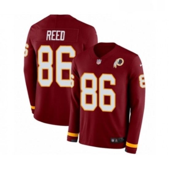 Mens Nike Washington Redskins 86 Jordan Reed Limited Burgundy Therma Long Sleeve NFL Jersey Mens Nike Washington Redskins 86 Jordan Reed Limited Burgundy Therma Long Sleeve NFL Jersey