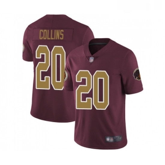 Mens Washington Redskins 20 Landon Collins Burgundy Red Gold Number Alternate 80TH Anniversary Vapor Untouchable Limited Player Football Jersey Mens Washington Redskins 20 Landon Collins Burgundy Red Gold Number Alternate 80TH Anniversary Vapor Untouchable Limited Player Football Jersey