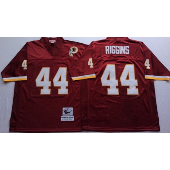 Mitchell And Ness Redskins #44 John Riggins Red Throwback Stitched NFL Jersey Mitchell And Ness Redskins #44 John Riggins Red Throwback Stitched NFL Jersey