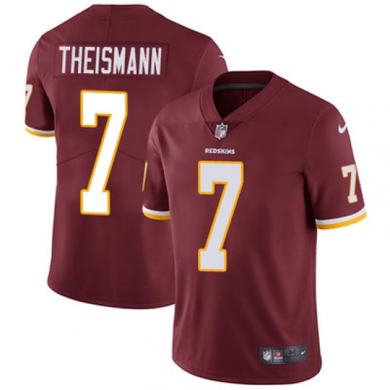 Nike Redskins #7 Joe Theismann Burgundy Red Team Color Mens Stitched NFL Vapor Untouchable Limited Jersey Nike Redskins #7 Joe Theismann Burgundy Red Team Color Mens Stitched NFL Vapor Untouchable Limited Jersey