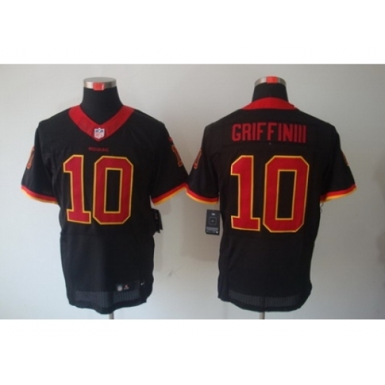 Nike Washington Redskins 10 Robert Griffin III Black Elite NFL Jersey Nike Washington Redskins 10 Robert Griffin III Black Elite NFL Jersey