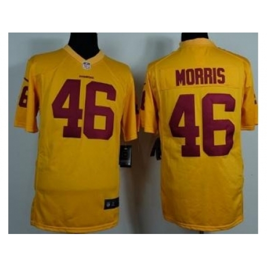 Nike Washington Redskins 46 Alfred Morris Yellow Game NFL Jersey Nike Washington Redskins 46 Alfred Morris Yellow Game NFL Jersey
