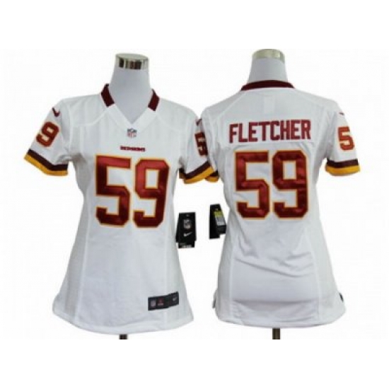 Nike Women NFL Washington Redskins #59 London Fletcher White Jerseys Nike Women NFL Washington Redskins #59 London Fletcher White Jerseys