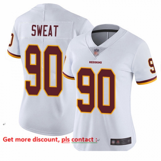 Redskins 90 Montez Sweat White Women Stitched Football Vapor Untouchable Limited Jersey Redskins 90 Montez Sweat White Women Stitched Football Vapor Untouchable Limited Jersey
