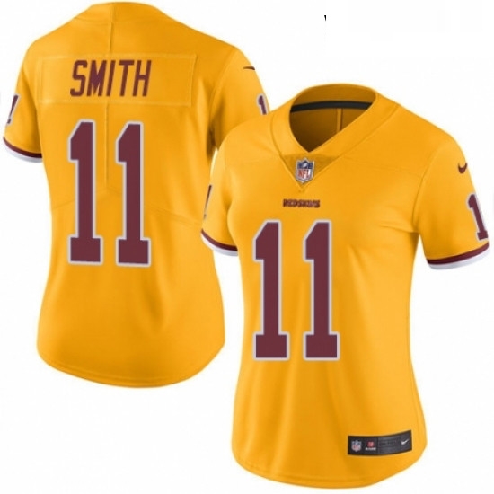 Womens Nike Washington Redskins 11 Alex Smith Limited Gold Rush Vapor Untouchable NFL Jersey Womens Nike Washington Redskins 11 Alex Smith Limited Gold Rush Vapor Untouchable NFL Jersey