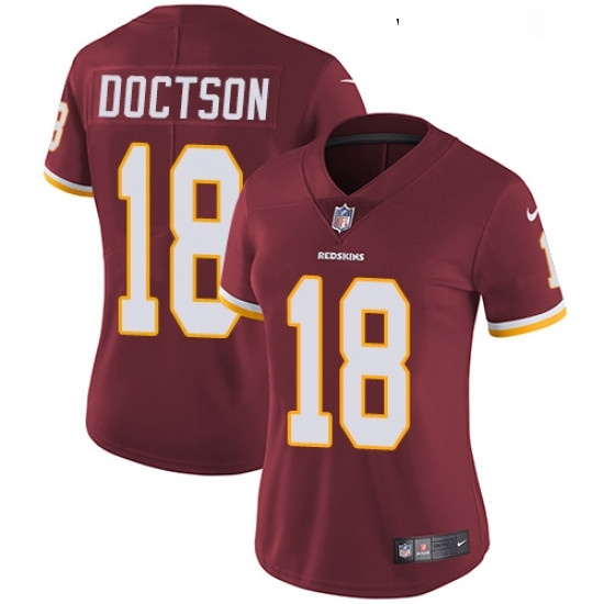 Womens Nike Washington Redskins 18 Josh Doctson Burgundy Red Team Color Vapor Untouchable Limited Player NFL Jersey Womens Nike Washington Redskins 18 Josh Doctson Burgundy Red Team Color Vapor Untouchable Limited Player NFL Jersey