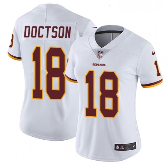 Womens Nike Washington Redskins 18 Josh Doctson Elite White NFL Jersey Womens Nike Washington Redskins 18 Josh Doctson Elite White NFL Jersey
