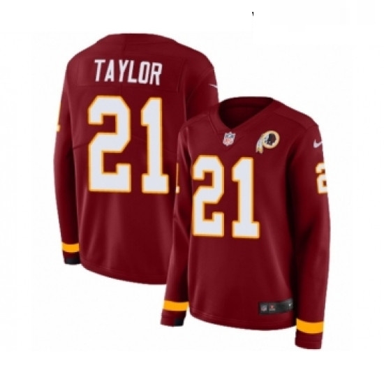 Womens Nike Washington Redskins 21 Sean Taylor Limited Burgundy Therma Long Sleeve NFL Jersey Womens Nike Washington Redskins 21 Sean Taylor Limited Burgundy Therma Long Sleeve NFL Jersey
