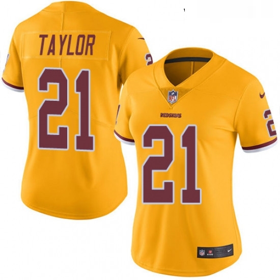 Womens Nike Washington Redskins 21 Sean Taylor Limited Gold Rush Vapor Untouchable NFL Jersey Womens Nike Washington Redskins 21 Sean Taylor Limited Gold Rush Vapor Untouchable NFL Jersey