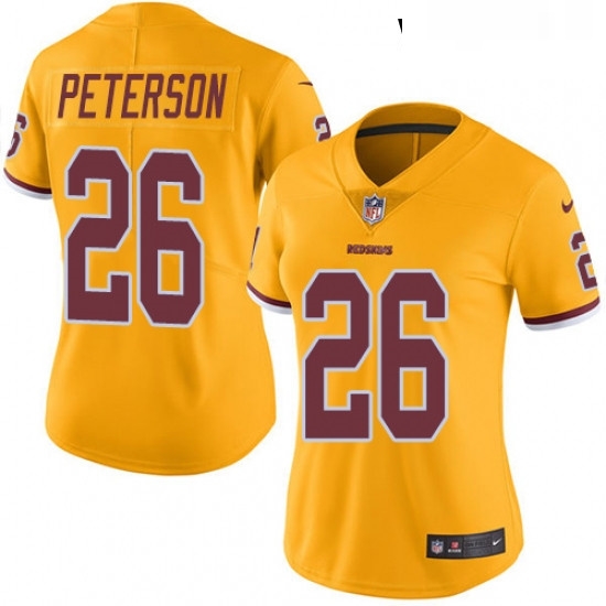 Womens Nike Washington Redskins 26 Adrian Peterson Limited Gold Rush Vapor Untouchable NFL Jersey Womens Nike Washington Redskins 26 Adrian Peterson Limited Gold Rush Vapor Untouchable NFL Jersey