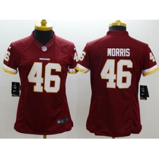 Women's Nike Washington Redskins #46 Alfred Morris Burgundy Red Team Color Stitched NFL Limited Jersey Women's Nike Washington Redskins #46 Alfred Morris Burgundy Red Team Color Stitched NFL Limited Jersey