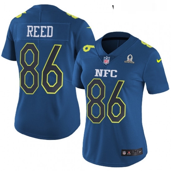 Womens Nike Washington Redskins 86 Jordan Reed Limited Blue 2017 Pro Bowl NFL Jersey Womens Nike Washington Redskins 86 Jordan Reed Limited Blue 2017 Pro Bowl NFL Jersey